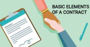 essential elements of a valid contract