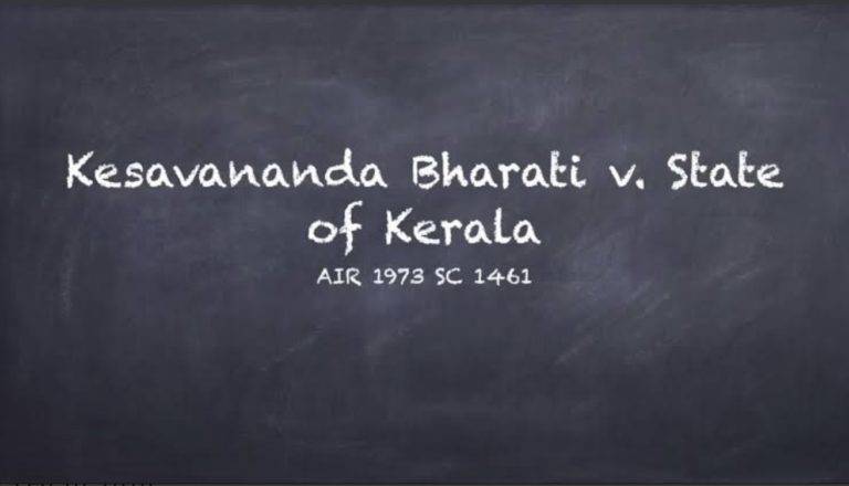 Kesavananda Bharati v. State of Kerala : A case that saved Indian constitution.