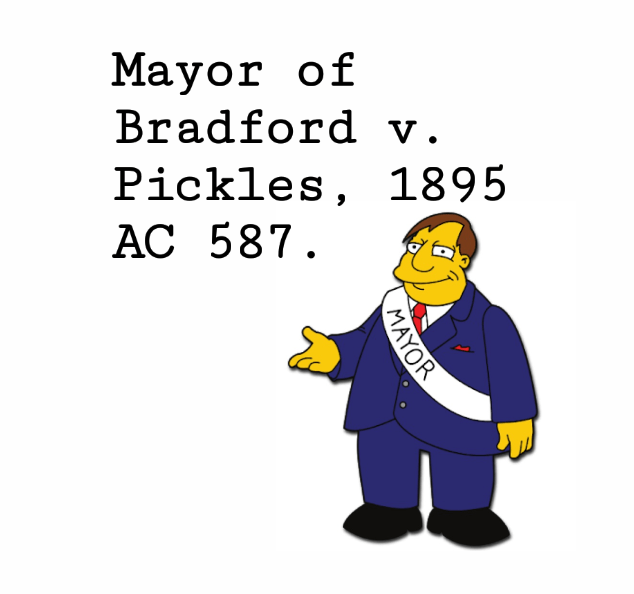 Bradford Corporation v. Pickles