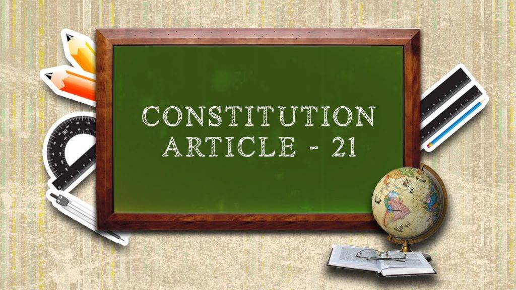 CHANGING DIMENSIONS OF ARTICLE 21