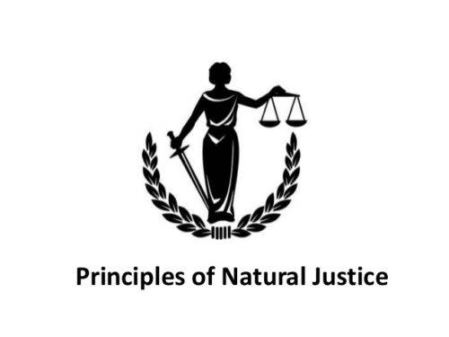 principles of natural justice
