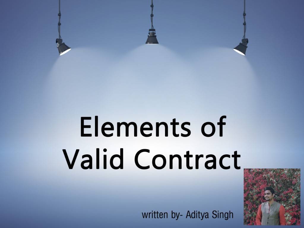 Elements of contract