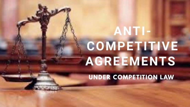 ANTI- COMPETITIVE AGREEMENTS [Section 3]