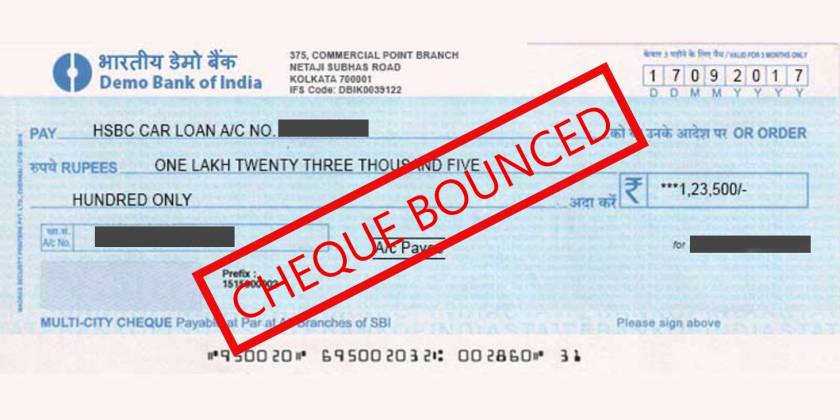 NOTICE FOR CHEQUE BOUNCE