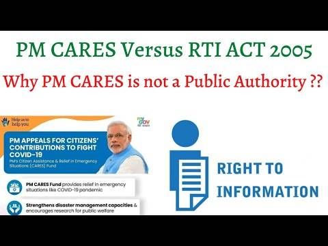 PM-CARES Fund “Not a Public Authority”