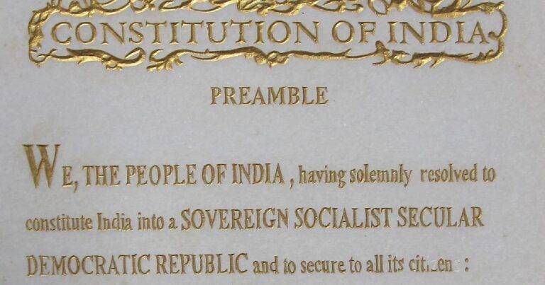 preamble of the constitution of india