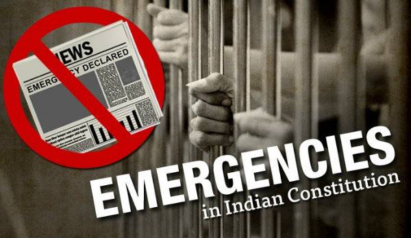 Types of Emergencies Under Indian constitution