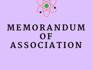 Contents of Memorandum of Association