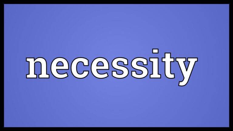 Necessity as a defence for tortuous liability